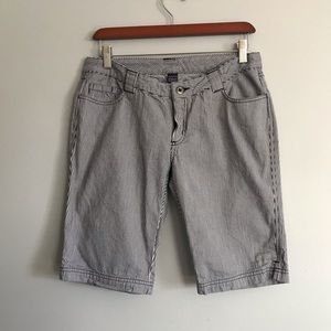 Patagonia Woman’s Pinstripe Bermuda Shorts